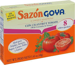 GOYA SAZON A UNIQUE SEASONING CON CILANTRO Y TOMATE 