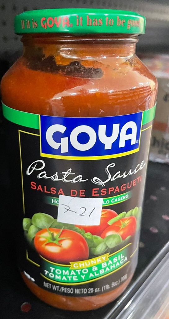 PASTA SAUCE TOMATO & BASIL