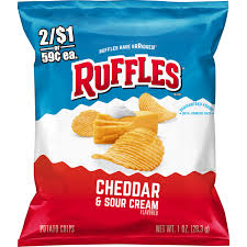 RUFFLES CHEDDAR & SOUR CREAM 1oz