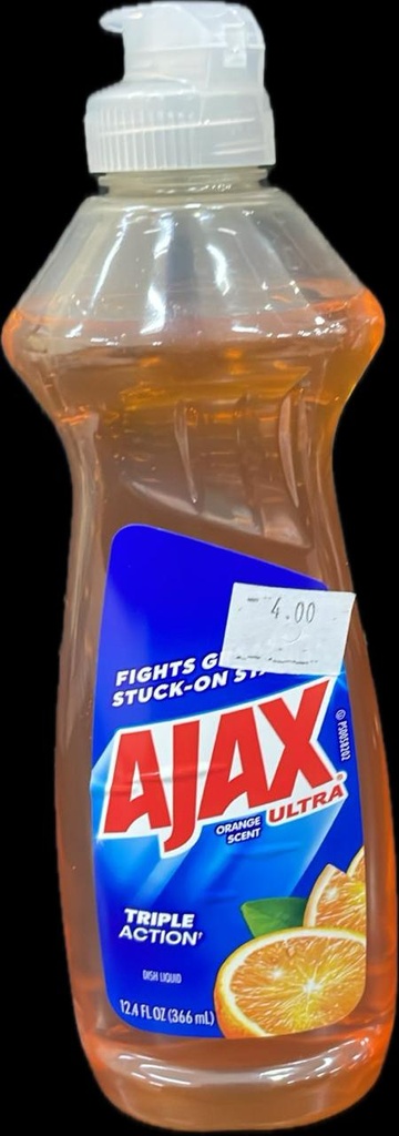 AJAX ORANGE DISH SOAP 12.4oz