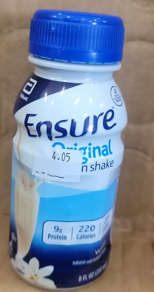 Ensure Original Vanilla, 8 ﬂ oz 