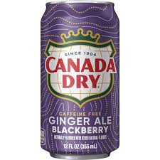  Canada Dry  GINGER  BLACKBERRY 12oz CAN