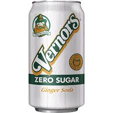 Vernors  Ginger Soda ZERO SUGAR- 12oz cans