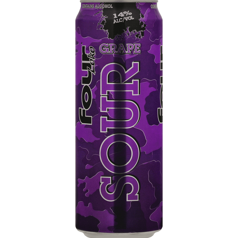  Four Loko Sour Grape 23.5 oz 