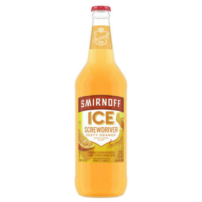  Smirnoﬀ Ice Screwdriver Zesty Orange 24 oz bottle 