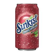 SUNKIST CHERRY LIMEADE 12 OZ CAN