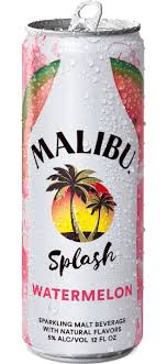 Malibu SPLASH Hangout WATERMELON 12oz Cans