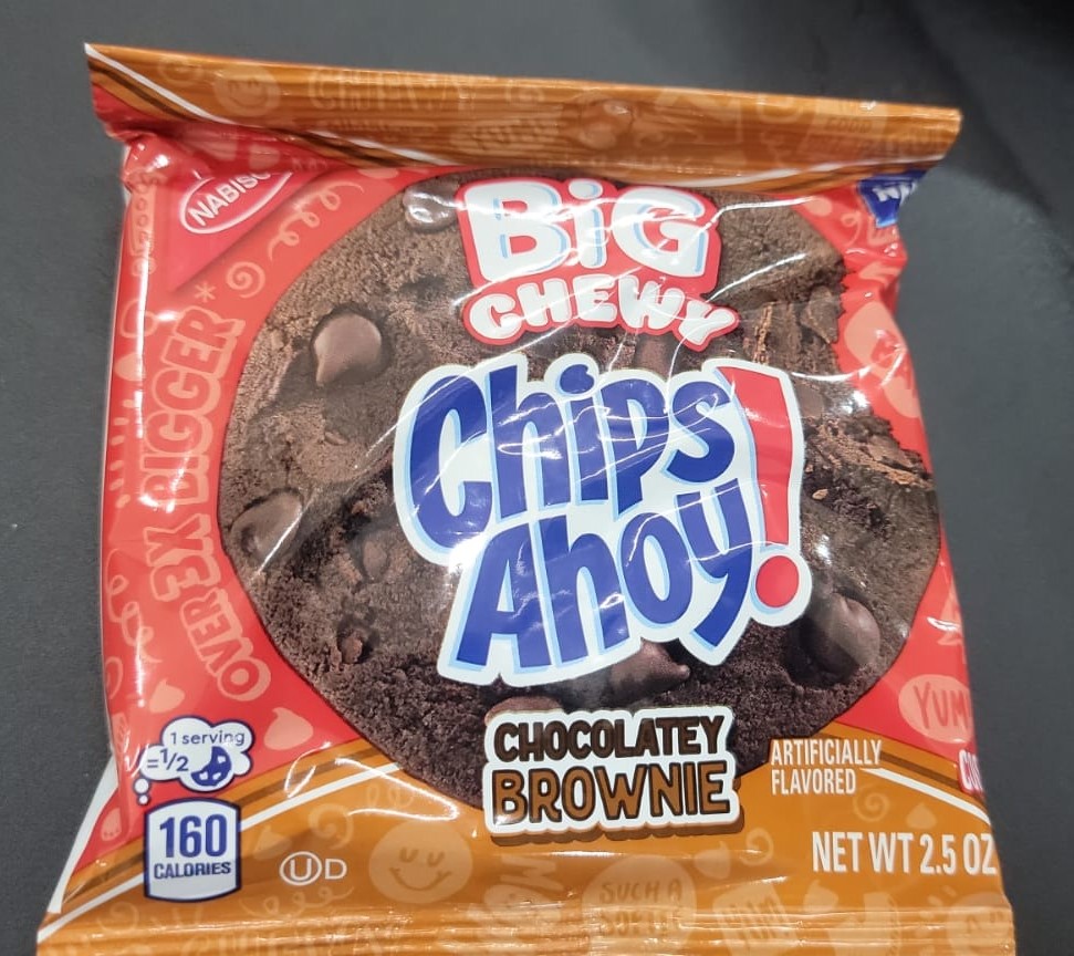 big chewey chips ahoy choclatey brownie 7-2.5oz