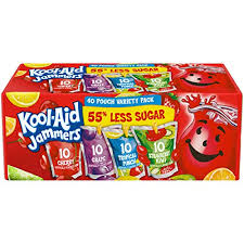Koolaid Jammers Cherry box of 40 mix flavour