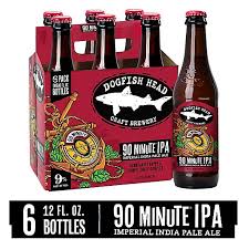 DOGFISH HEAD 90MIN IPA BEER BOTTLE PACK OF 6