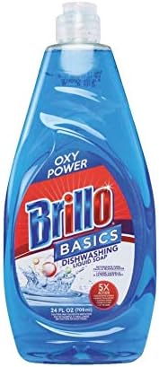 BRILLO BASICS DISHWASHING LIQUID SOAP OXY POWER 24oz