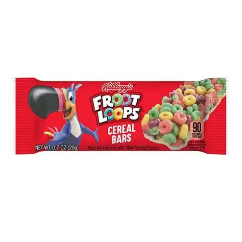 KELLOGG'S FROOT LOOP CEREAL BARS BARRA18G
