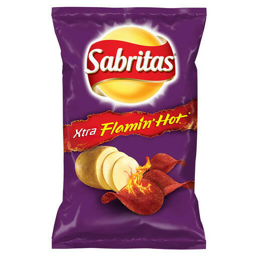 SABRITAS XTRA FLAMIN HOT CHIPS 44G