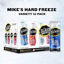 MIKES HARD Blue Freeze SELTZER  VARIETY 12oz. Cans PACK OF 12