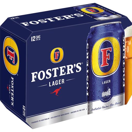 FOSTERS BEER 25.4oz CAN CASE OF (12)