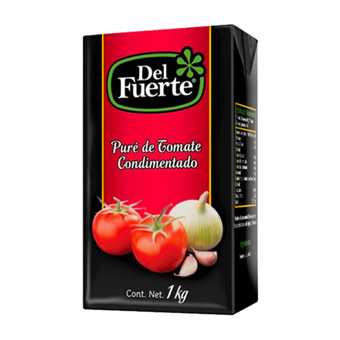DEL FUERTE TETRA SEASONED TOMATO PUREE 1KG