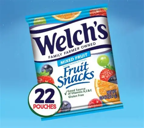 WELCH'S MIXED FRUIT SNACKS 0.8 oz 