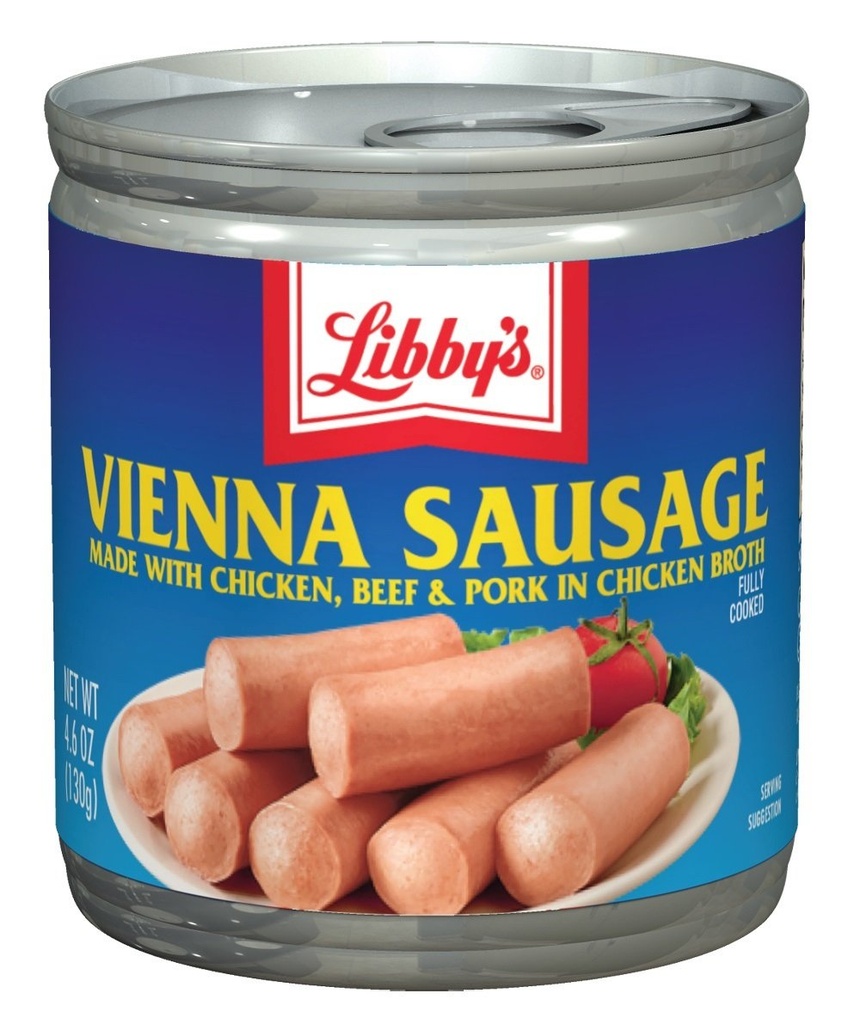 LIBBY'S VIENNA SAUSAGE CAN 4.6oz 