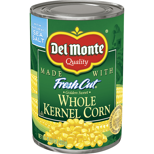DEL MONTE WHOLE KERNEL CORN CAN 15.25oz