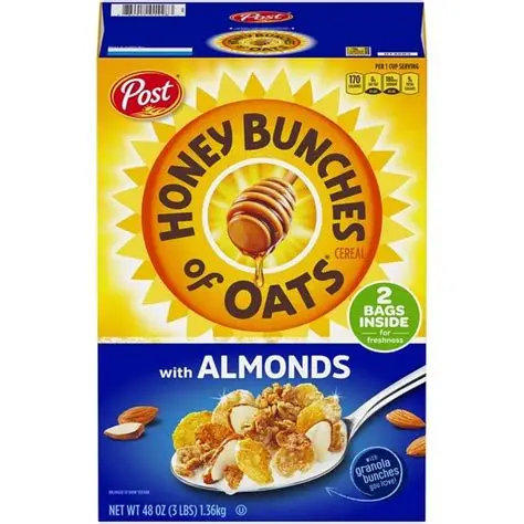 HONEY BUNCHES OF OATS WITH ALMOND CEREAL 1.41KG