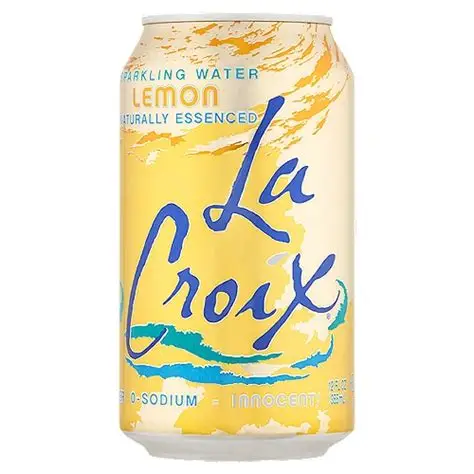 LA CROIX SPRING WATER LEMON CAN 12floz