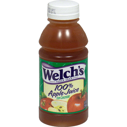 WELCH'S 100%APPLE JUICE 10oz