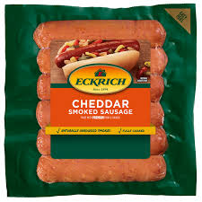 ECKRICH CHEDDAR SMOKED SAUSAGE 14 OZ