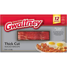 GWALTNEY THICK CUT BACON 120Z
