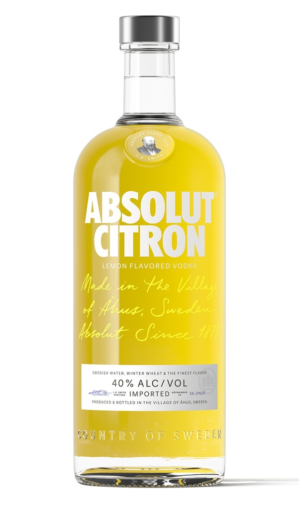 Absolut Citron Vodka 1 Liter Bottle