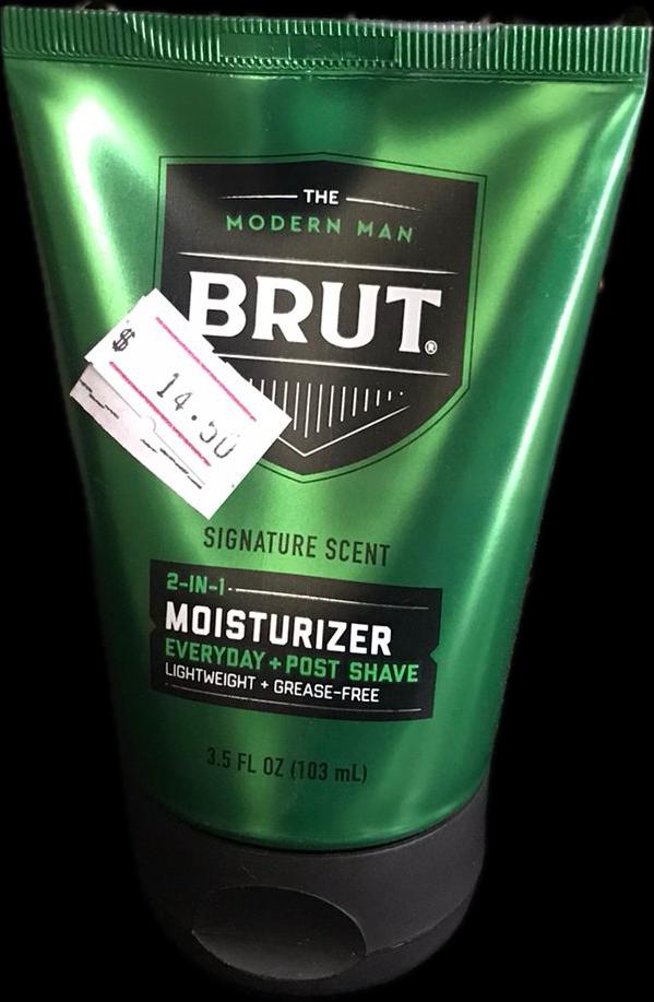 BRUT SIGNATURE SCENT 2 IN 1 MOISTURIZER 3.5oz