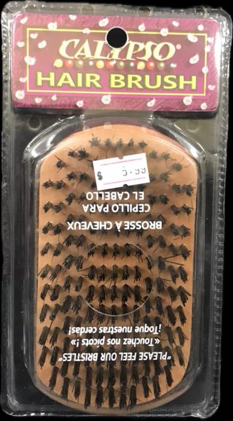 CALYPSO HAIR BRUSH - MILITARY