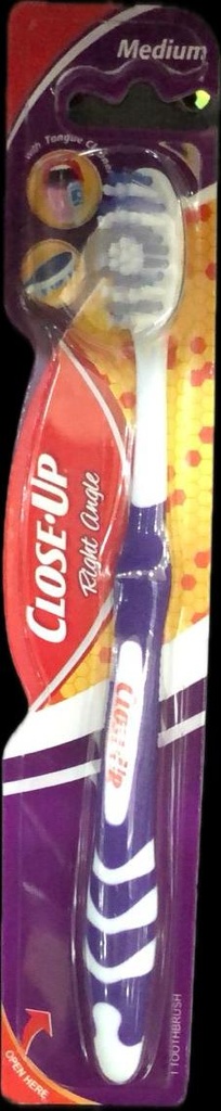 CLOSE UP RIGHT ANGLE TOOTHBRUSH