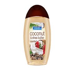 LUCKY COCONUT & SHEA BUTTER BODY WASH  13oz 