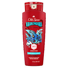 OLD SPICE BODY WASH 16oz KRAKENGARD SHOWER FRESH 