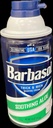 BARBASOL SHAVE CREAM 10oz SOOTHING ALOE 