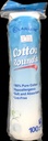 CLARISSE COTTON PADS 100 COUNT  ROUND PADS 