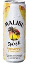 Malibu SPLASH Hangout PINEAPPLE COCONUT 12oz Cans 